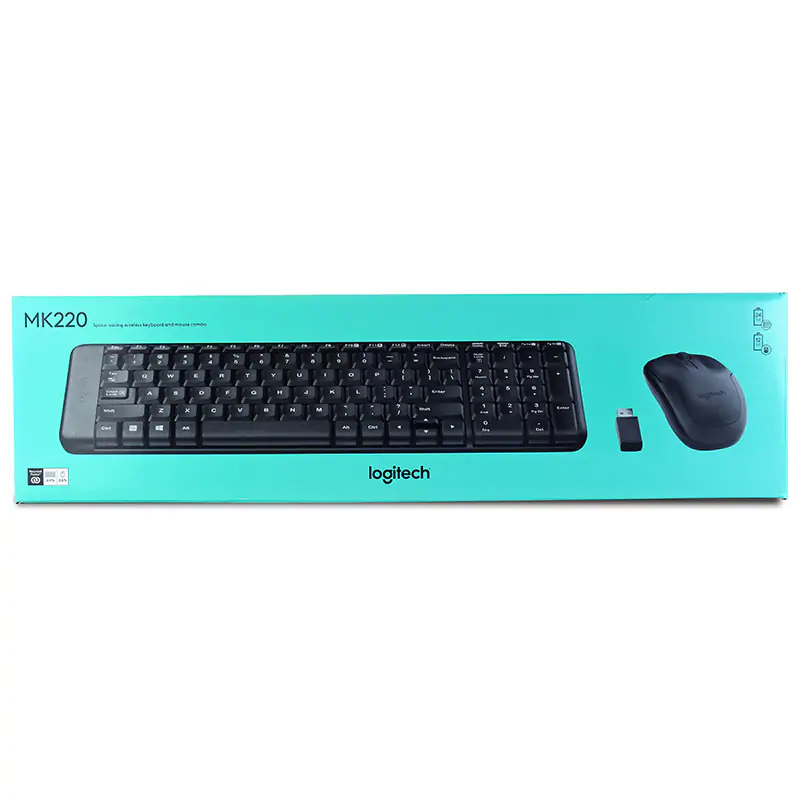 Mouse Keyboard Logitech MK220 Wireless