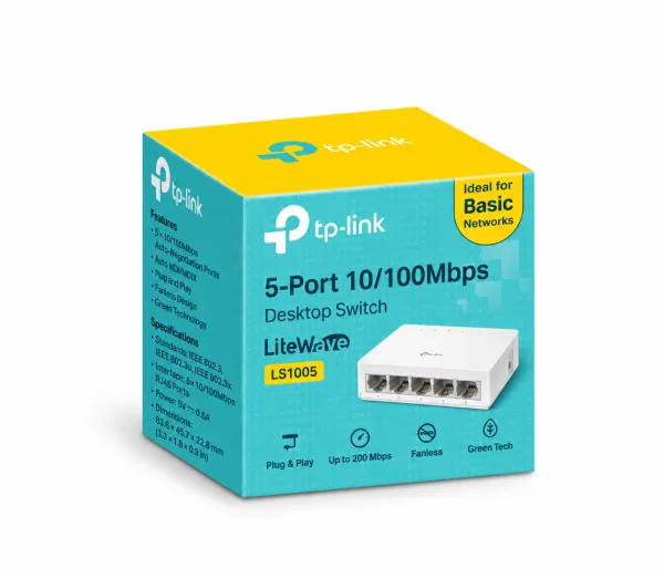 Switch Hub 5 Port Non POE TP-LINK  LS1005