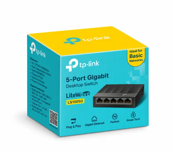 Switch Hub 5 Port Non POE TP-LINK LS1005G
