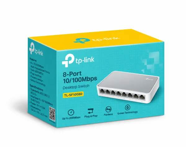 Switch Hub 8 Port Non POE TP-LINK SF1008D
